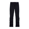 Smoke Rise Mens Utility Twill Stacked Pants JP23539 Jet Black