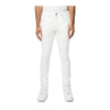 Smoke Rise Mens Vintage Washed Jeans JP24101 White