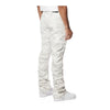 Smoke Rise Mens Utility Pocket With Bungee Twill Cargo Pants JP24139 White Camo