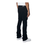 Smoke Rise Mens Utility Multi Jeans JP24143 Jet Black