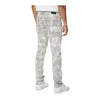 Smoke Rise Mens Fashion Wash Heavy Jeans JP24206 Confetti Grey