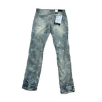 Smoke Rise Mens Crinkle Effect Jeans JP24247 Industria Blue