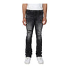 Smoke Rise Mens All Rhinestone Jeans JP25536-Z44 Hematite Black