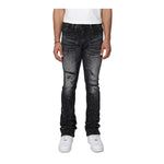 Smoke Rise Mens All Rhinestone Jeans JP25536-Z44 Hematite Black