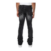 Smoke Rise Mens All Rhinestone Jeans JP25536-Z44 Hematite Black