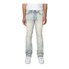 Smoke Rise Mens All Rhinestone Jeans JP25536-Z45 Anges Blue