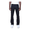 Smoke Rise Mens Vintage Wash Clean Stacked Jeans JP25620-280 Jet Black