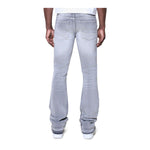 Smoke Rise Mens Vintage Wash Clean Stacked Jeans JP25620-V36 Union Grey