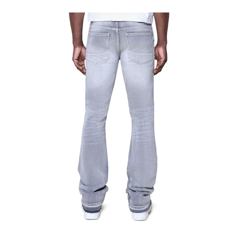 Smoke Rise Mens Vintage Wash Clean Stacked Jeans JP25620-V36 Union Grey