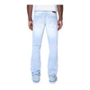 Smoke Rise Mens Vintage Wash Clean Stacked Jeans JP25620-YAL Santorini BL