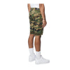 Smoke Rise Mens Twill Multi Cargo Shorts JS24132 Wood Camo