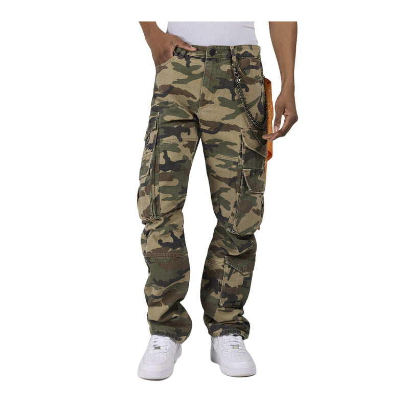 Smoke Rise Mens Gormmet Utility Pants TP26S437 Wood Camo