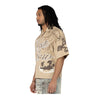 Smoke Rise Mens Oversized Crop P.Twill Button Front Shirt WH25286-Z20 Sesame