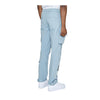Smoke Rise Mens Utility Nylon Cargo Pants WP23582 Pale Blue