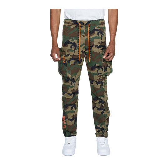 Smoke Rise Mens Utility Cargo Pants WP23582 Wood Camo