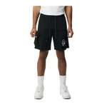 Smoke Rise Mens Utility Nylon Cargo Shorts WS24283 Black