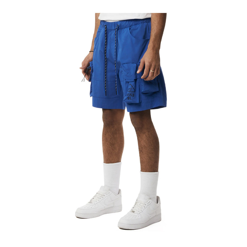 Smoke Rise Mens Utility Nylon Cargo Shorts WS24283 Royal