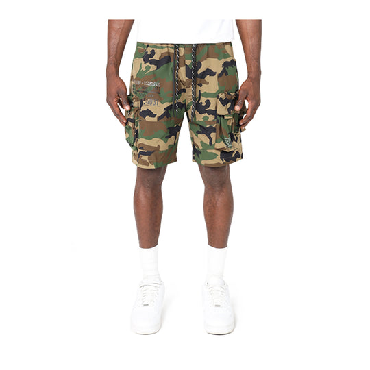 Smoke Rise Mens Utility Cargo Shorts WS25283-N95 Wood Camo