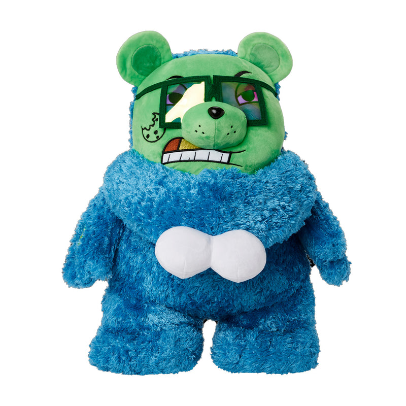 Sprayground Unisex Cookie Monster Money Bear Backpack 910B4683NSZ Blue/Green