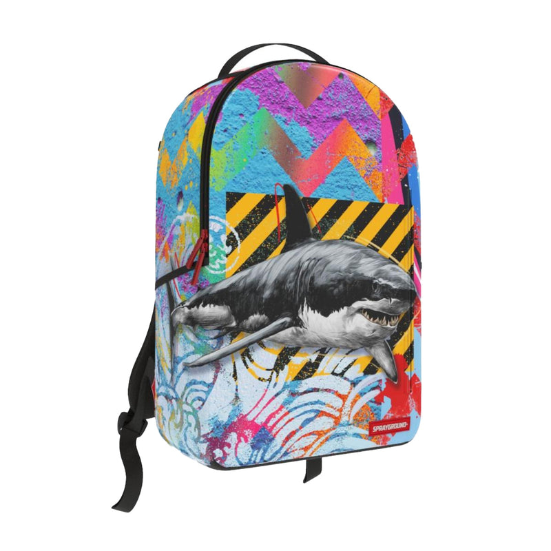 Sprayground Unisex Shark Vibe DLXSR Backpack 910B5083NSZ Multicolor