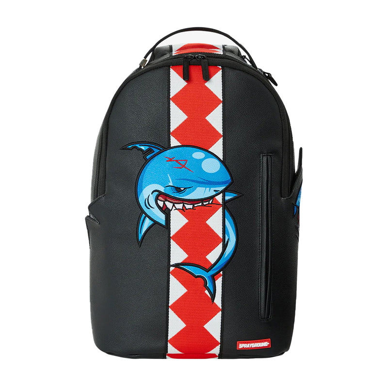 sprayground backpack shark bite