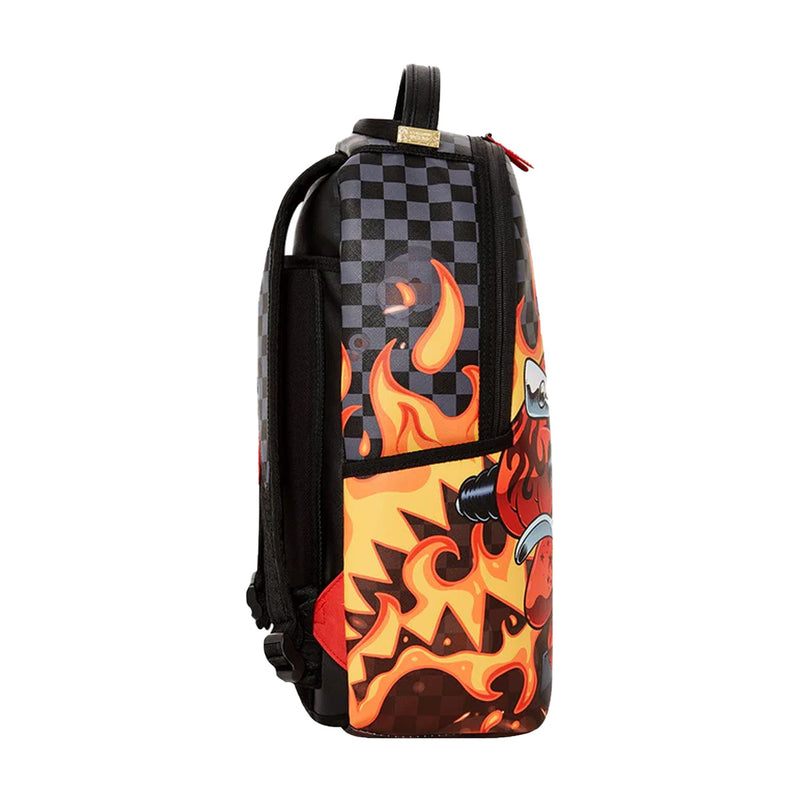 Sprayground Unisex Diablo Burner DLXSVF Backpack 910B5404NSZ Grey/Orange