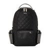 Sprayground Unisex Black Biker Quilt Cargo Backpack 910B5417NSZ Black/Grey