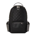 Sprayground Unisex Black Biker Quilt Cargo Backpack 910B5417NSZ Black/Grey