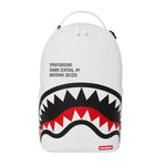 Sprayground Unisex Shark Central 2.0 White DLXSV Backpack 910B5489NSZ White