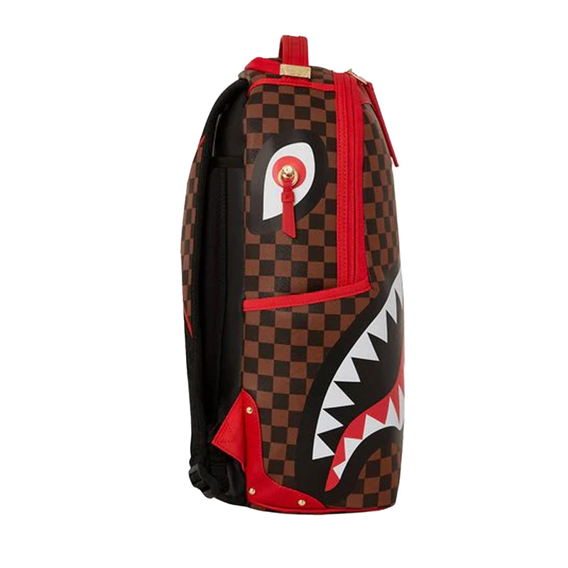 SPRAYGROUND SHARKS IN PARIS (RED CHECKERED EDITION) BACKPACK