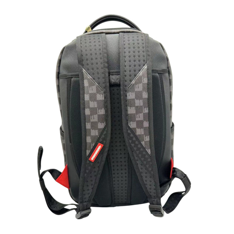 Sprayground Unisex Dripping Sharks in Paris DLXV Backpack 910B5833NSZ Black/Red