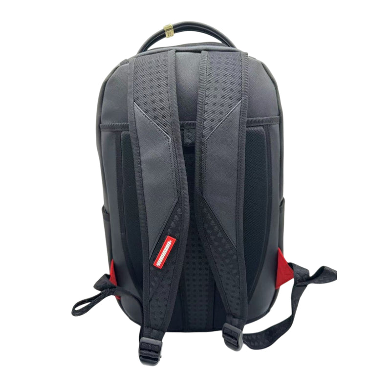 Sprayground Unisex Shark Central Infinity Mouth DLXSV Backpack 910B6251NSZ Black/Red