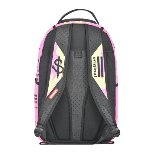 Sprayground Unisex Money Bear Graffiti DLXR Backpack 910B6731NSZ Pink