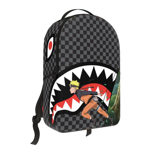 Sprayground Unisex Naruto Run DLXSV Backpack 910B6979NSZ Grey/Black