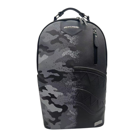 Sprayground Unisex Spray Split Night Camo DLXSV Backpack 910B7053NSZ Camo/Black