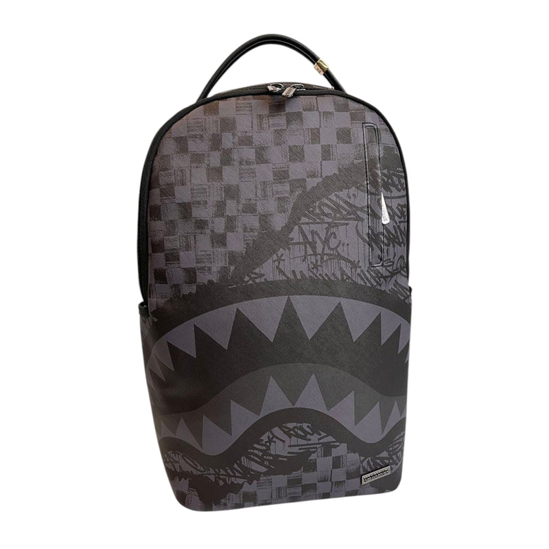 Sprayground Unisex Torn Graff Check DLXSV Backpack 910B7055NSZ Black/Check