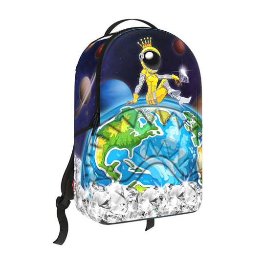Sprayground Unisex New Character Galaxy Design DLXR Backpack 910B7074NSZ Multicolor