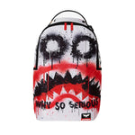 Sprayground Unisex The Joker Makeup Shark Mouth DLXR Backpack 910B7120NSZ White/Red