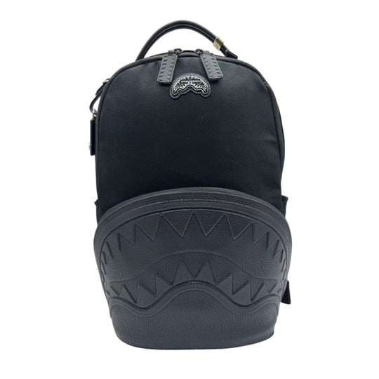 Sprayground Unisex Shark Pocket Canavas Backpack 910B7127NSZ Black
