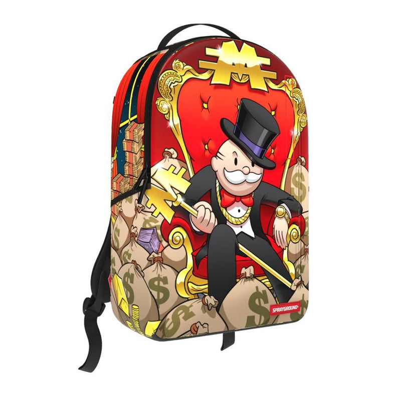 Sprayground Unisex Monopoly Lord Of Manor DLXR Backpack 910B7137NSZ Red/Multicolor