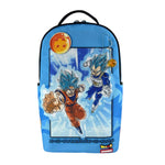 Sprayground Unisex Super Saiyan Blue Goku And Vegeta Backpack 910B7152NSZ Brown/Blue