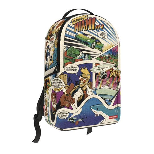 Sprayground Unisex 305 Retro Comic DLXR Backpack 910B7170NSZ Multicolor