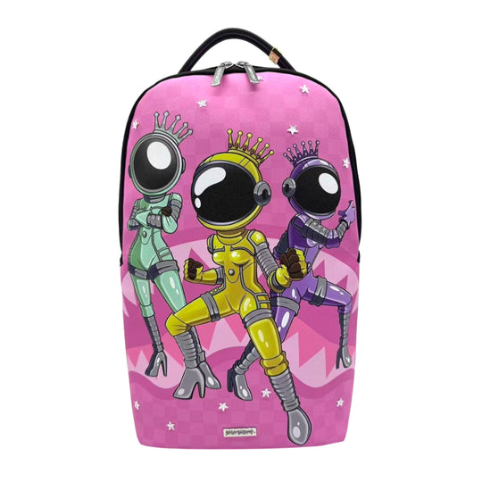 Sprayground Unisex Astrogalaxy Squad Up DLXSV Backpack 910B7175NSZ Pink