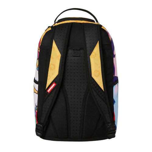 Sprayground Unisex Ponies Crammed DLXR Backpack 910B7179NSZ Purple/Multicolor