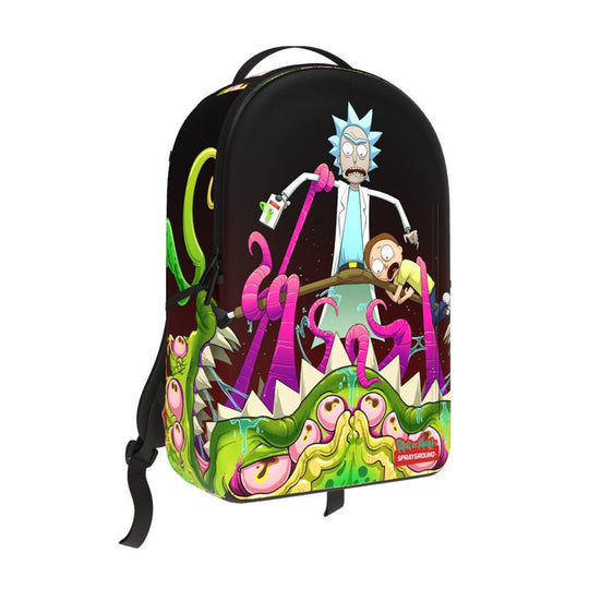 Sprayground Unisex Rick And Morty DLXR Alien Mouth Half Sharkmouth DLXR Backpack 910B7185NSZ Multicolor