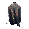Sprayground Unisex Sawtooth Sharks In Paris DLXSV Backpack 910B7200NSZ Brown/Black/Red