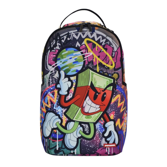 Sprayground Unisex Money Makes The World Go Round DLXV Backpack 910B7207NSZ Multicolor