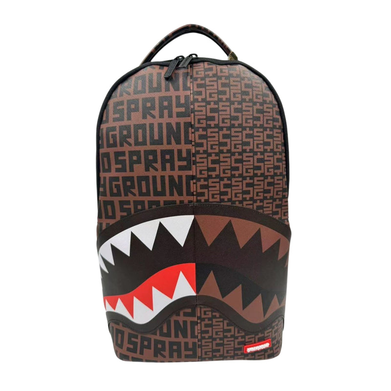 Sprayground Unisex Money Split DLX Backpack 910B7222NSZ Tan/Check