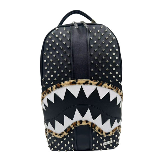 Sprayground Unisex Cheetah Punk DLXSV Backpack 910B7242NSZ Black/White