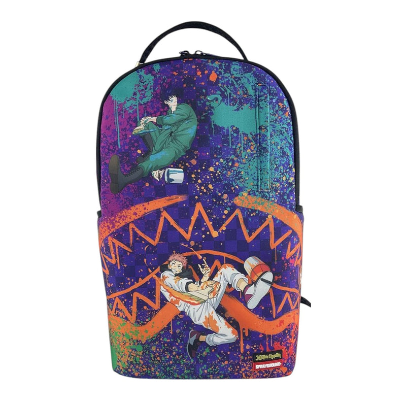 Sprayground Unisex Jujutsu Kaisen Painters Jump DLXR Backpack 910B7244NSZ Multicolor